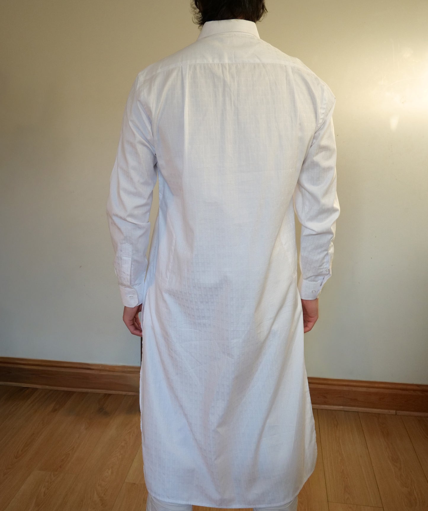 Al-Hilaal Fanjabi - White Checkers