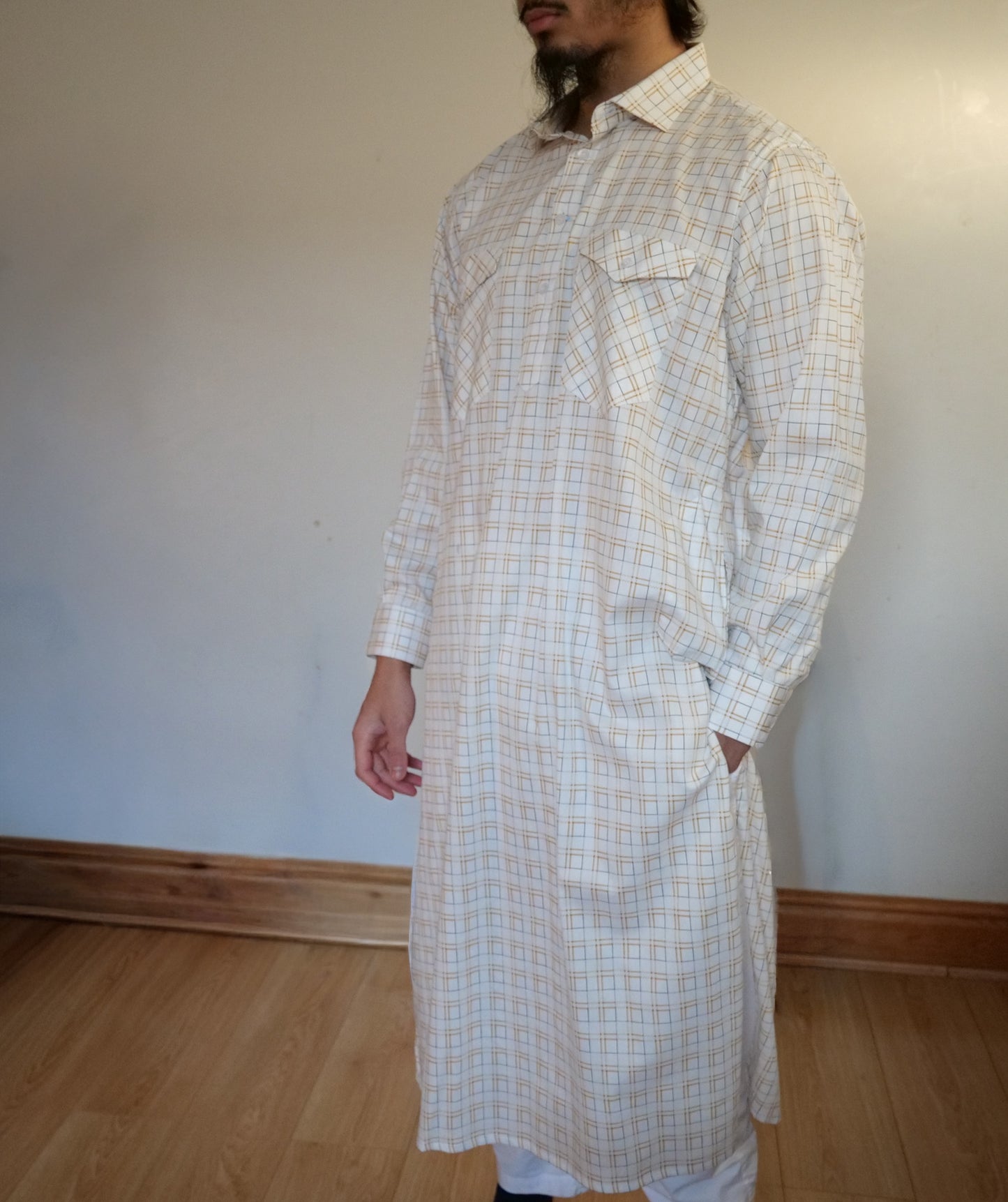 Al-Hilaal Fanjabi - Yellow Checkers